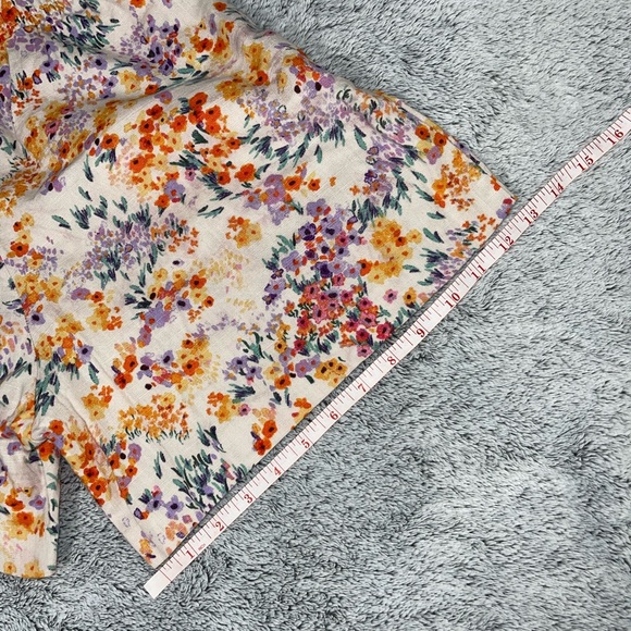 H&M Floral Linen Shorts - Picture 9 of 9